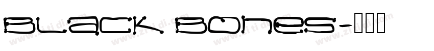 Black Bones字体转换